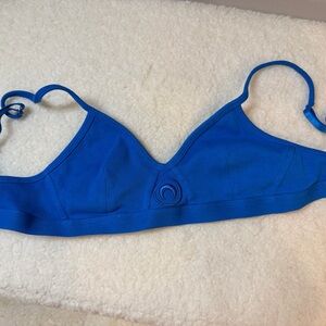 Marine Serre blue bralette